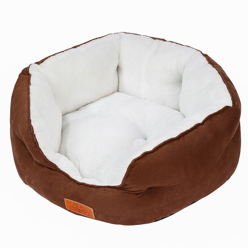 Dog Bed Cat Beds Soft Washable Fleece Puppy Cushion Warm Pet Basket Dog Bed