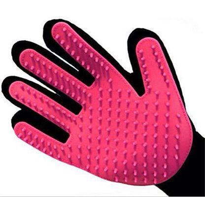 Pet Dog Cat Grooming Glove Deshedding Brush Fur Remover Mitt Left Right Hand