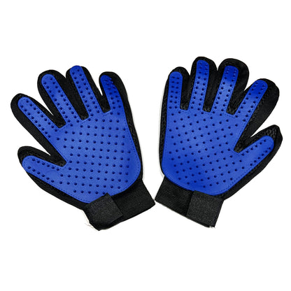 Pet Dog Cat Grooming Glove Deshedding Brush Fur Remover Mitt Left Right Hand