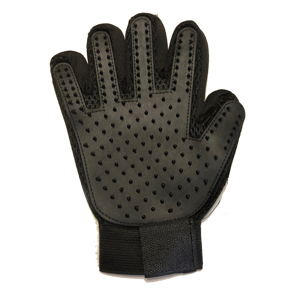 Pet Dog Cat Grooming Glove Deshedding Brush Fur Remover Mitt Left Right Hand